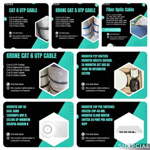 Cat 6 UTP network cable for sale. 