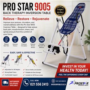 INVERSION TABLES The Simple Solution for Back Pain & Poor Posture