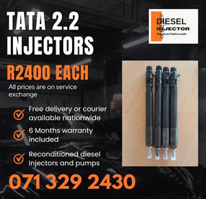 TATA 2.2 INJECTORS FOR SALE WITH WARRANTY INCLUDED IN 
