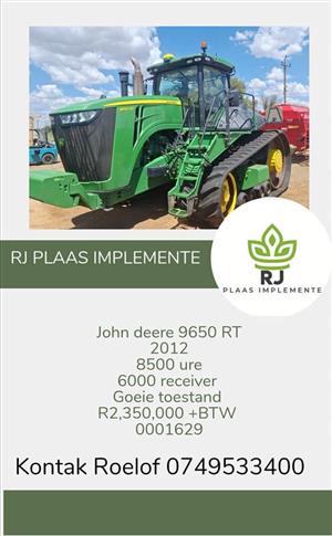 John deere 9560 RT
