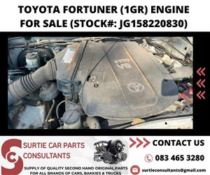 Toyota Fortuner VVT-i 4.0L V6 (1GR) petrol engine for sale