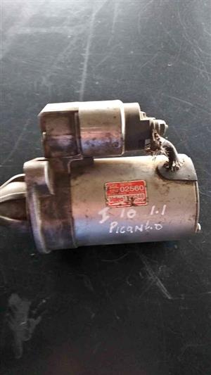 Hyundai i10 1.1 G4HG engine original starter for sale 
