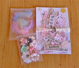 BLUSH BLOOM COLLECTION — EMBELLISHMENTS SETS 