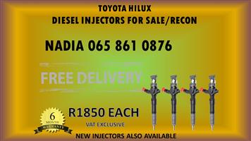DIESEL INJECTORS FOR SALE FOR TOYOTA HILUX