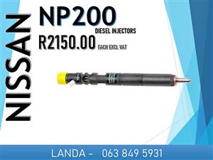 NISSAN NP200 DIESEL INJECTORS BRAND NEW