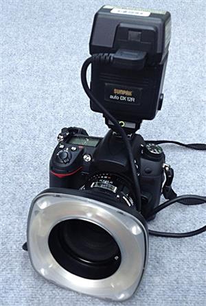 SUNPAK auto DX12R Ringflash Kit - Canon Hotshoe