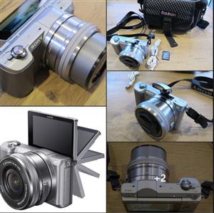 Sony Alpha a5000 Mirrorless Digital Camera with 16-50mm OSS Lens 16GB SD