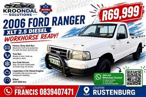 2006 For Ranger XLT 2.5 Diesel Single Cab