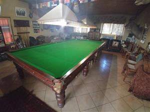 FULL SIZE CHAMPIONSHIP SNOOKER TABLE FOR SALE