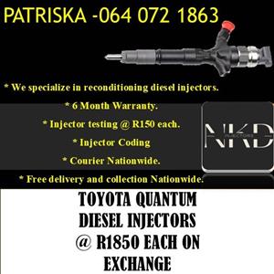 TOYOTA DIESEL INJECTORS FOR SALE