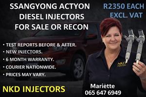 Diesel Injectors Ssangyong Actyon 