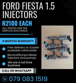 FORD FIESTA 1.5 INJECTORS FOR SALE WITH WARRANTY 
