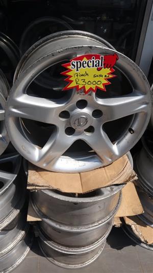 LEXUS RIMS 17INCH 5X114PCD
