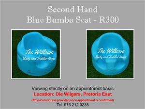Second Hand Blue Bumbo Seat