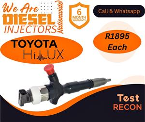 Toyota Hilux diesel injectors