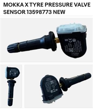 Opel Mokka X TPMS tyre pressure monitor sensors and valves 