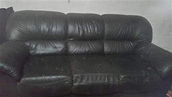 Lounge suite leather 