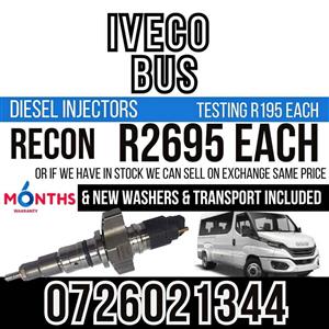 Iveco Bus diesel injectors for sale on exchange or to recon yours