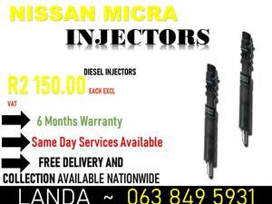 NISSAN MICRA 1.5 INJECTORS 