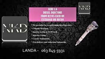 AUDI DIESEL FUEL INJECTORS FOR SALE NEW ON EXCHANGE