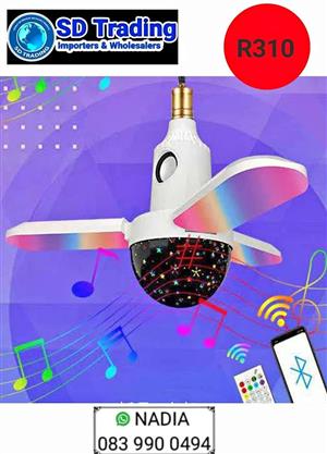 Bluetooth Music 3-Leaf Folding Light
