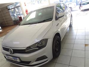 2021 VW POLO8 TSI 1.0T Trendline manual Silver color petrol  43000km 