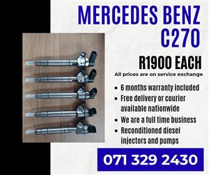 MERCEDES BENZ C270 INJECTORS FOR SALE WITH WARRANTY 