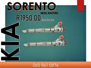 KIA SORENTO DIESEL INJECTORS FOR SALE WITH 6 MONTHS WARRANTY