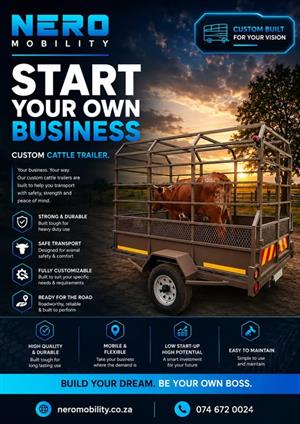Nero mobility cattle trailers