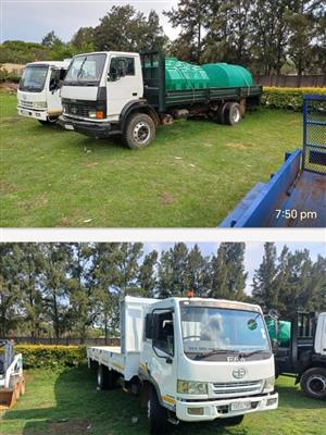 2003 TATA  and 2014 8ton trucks