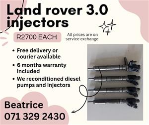 LAND ROVER 3.0 INJECTORS FOR SALE WITH WARRANTY 