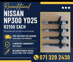 NISSAN NP300 YD25 DIESEL INJECTORS FOR SALE 