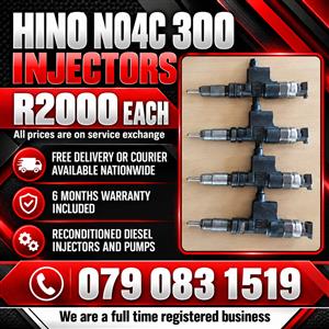 HINO NO4C INJECTORS FOR SALE 