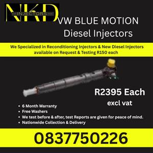 VW BLUE MOTION DIESEL INJECTORS FOR SALE