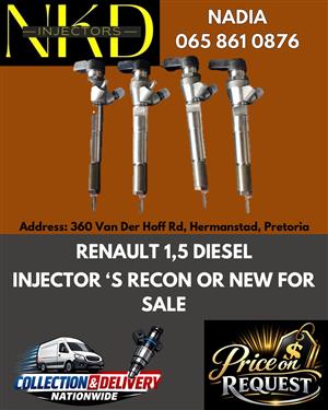 RENAULT 1.5 DIESEL INJECTORS AVAILABLE NOW