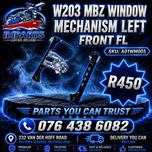 W203 MBZ WINDOW MECHANISM LEFT FRONT FL