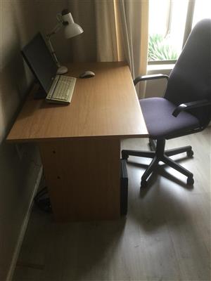Desk and Chair for study or office.