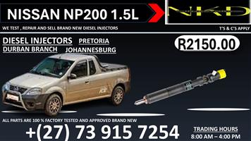Nissan Np200 1.5L Diesel Injectors 