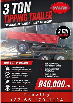 3 Ton Tipper Trailer
