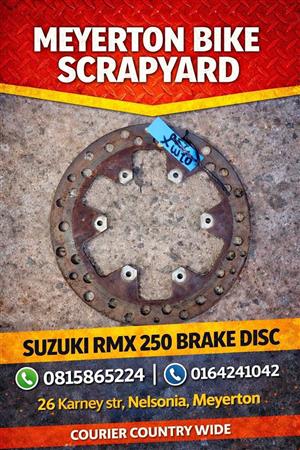 Suzuki RMX 250 brake disc.