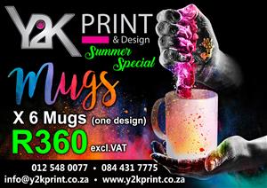 Summer Special on printed Mugs