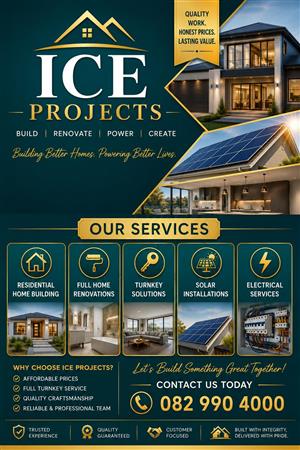 Providing Solar Installation, Residential Home Building, Full Home Renovations &