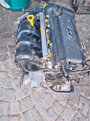 2011 up Hyundai accent eng Code G4FC 1.6 complete engine for sale @ circle 7 used parts
