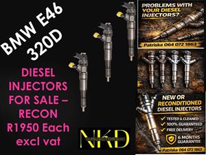 BMW E46 320D - Reliable Diesel Injectors -Fully tested 