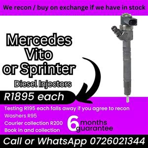 Vito diesel injectors for sale on exchange or to recon yours