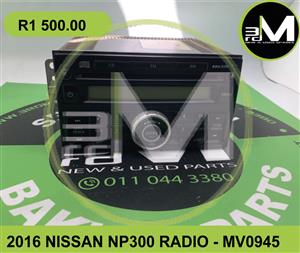 RADIO - 2016 NISSAN NP300