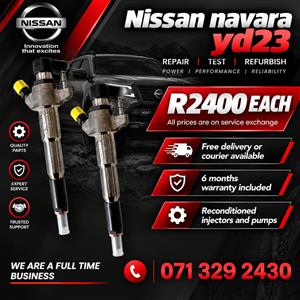 NISSAN NAVARA YD23 INJECTORS FOR SALE WITH WARRANTY INCLUDED 