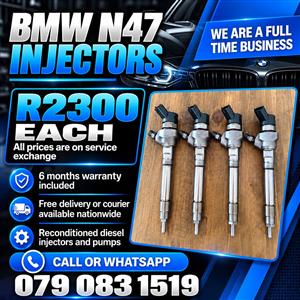 BMW N47 INJECTORS FOR SALE WITH WARRANTY 