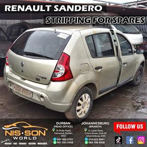 RENAULT SANDERO STRIPPING FOR SPARES