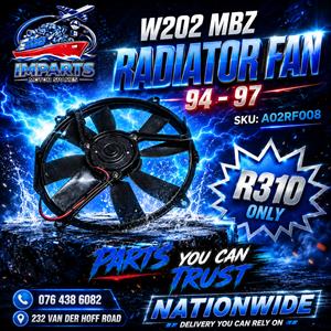 W202 MBZ RADIATOR FAN 94 - 97 
